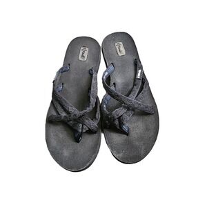 Teva black sandals‎ size 8